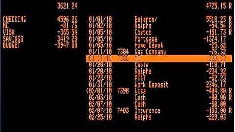 Apple IIe Account.System Demo