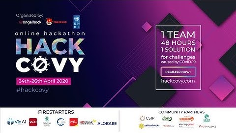Hack Co Vy - First Online Hackathon for solving COVID-19 in Vietnam