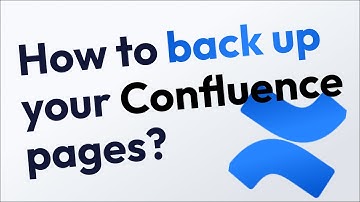How to back up your Confluence pages?