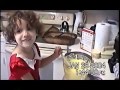 Three Year Old Baking Cake with Mommy