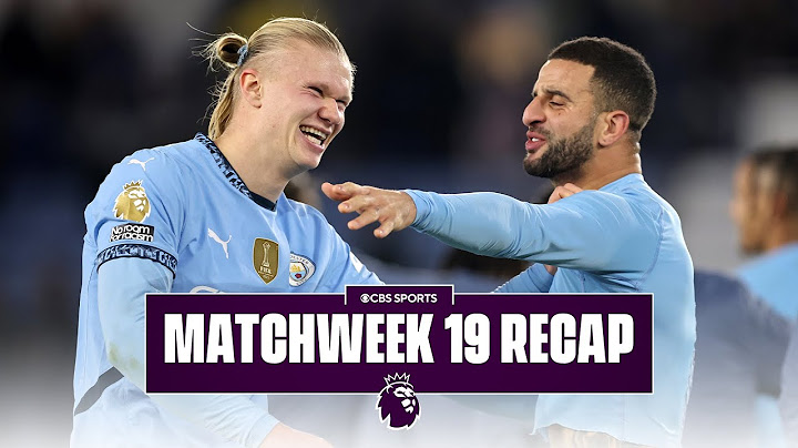 Manchester CIty break their losing streak getting a win over Leicester! | CBS Sports Golazo