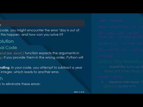 How to Get User's Date of Birth in Python: Resolving Common Errors