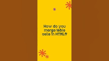💡 How to Merge Table Cells in HTML? | HTML Tips & Tricks 🔥 #html #shorts  #webdevelopment  #coding