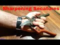 Sharpening Secateurs