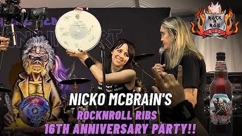 Rock n Roll Ribs 16th Anniversary Party Vlog With Nicko Mcbrain