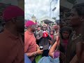 Gov Makinde meets Very Dark Man & protesters in Ibadan demanding the rescue of the abducted children