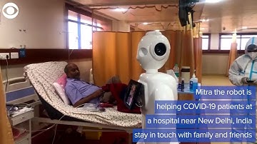 WEB EXTRA: Robot Helps Connect COVID-19 Patients With Their Loved Ones