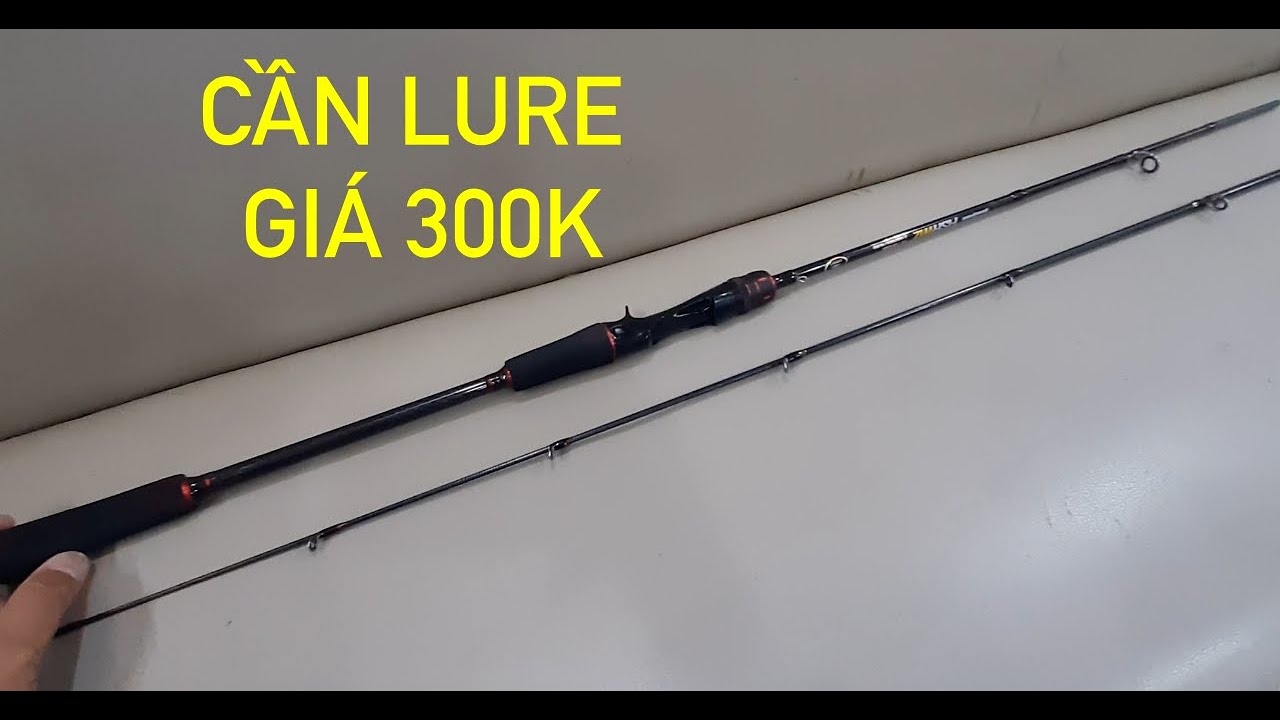 Cần lure ngang 2m1 carbon giá chỉ 300K