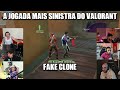 REAÇÃO DOS STREAMERS COM A JOGADA MAIS BIZARRA DO VALORANT