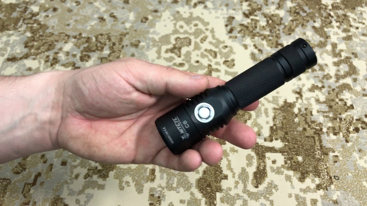 military style hat Svietidlo Niteye C8 (SK)