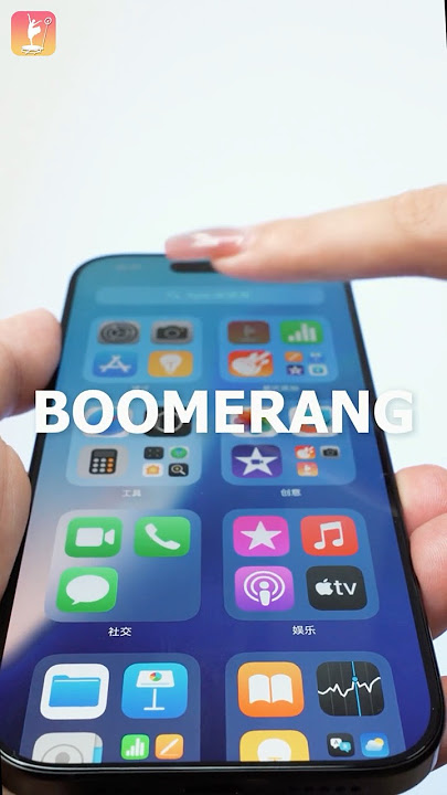 The super cool Boomerang feature!🤸