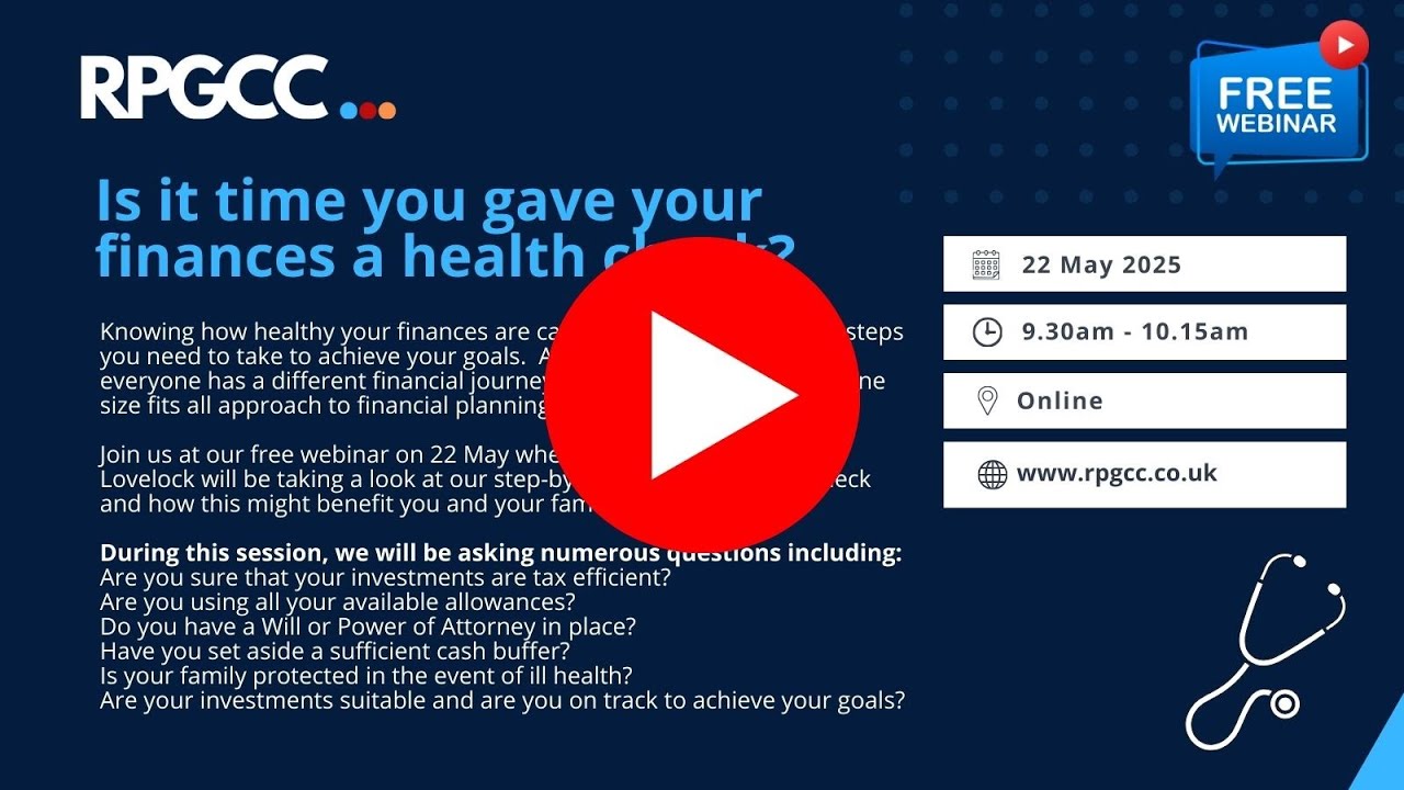 RPGCC Financial services what is a health check? - YouTube