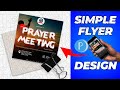 How to design a simple flyer | pixellab tutorial