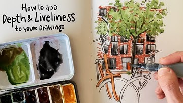 How To Bring Depth And Liveliness Into Your Drawings