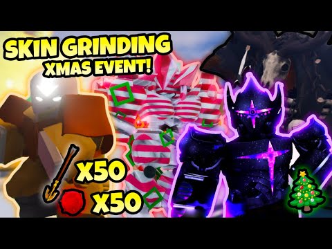 [YBA] Grinding to get the RAREST XMAS SKINS IN THE UPDATE! - YouTube