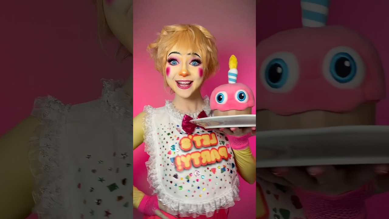 Toy Chica Makeup Process - FNAF Cosplay #fnaf #fivenightsatfreddys #cosplay