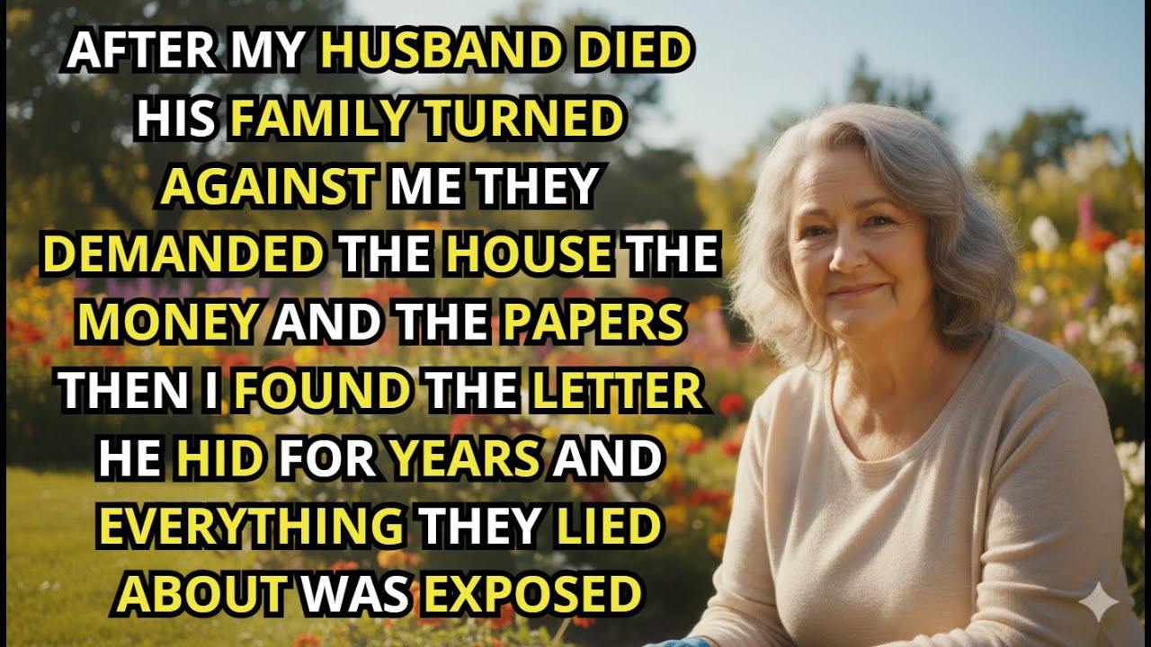 My Husband’s Family Turned Against Me After His Death — Until I Discovered the Letter He Hid for Yea