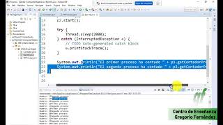 02 - Procesos - Compartiendo objetos en procesos. Código concurrente java. Objetos compartidos