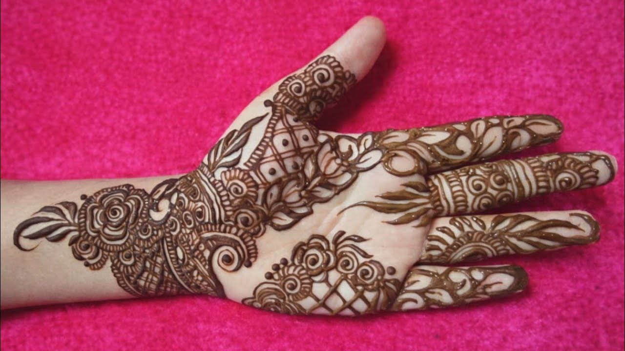 Royal Ekattin Mehndi Design 😍 | Simple Yet Heavy Look | Trending Front Hand Mehndi