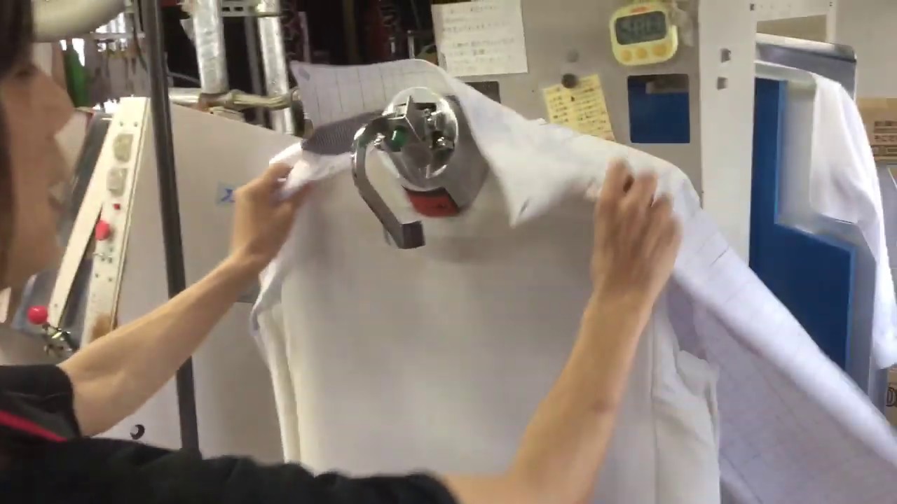 ワイシャツボディセット方法