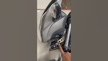 Fog-light installed in ApacheRTR 160 #foglights #apache #tranding #bike #bikelover #bikeaccessories