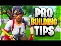 NEW ADVANCED/PRO BUILDING TIPS! (Fortnite Battle Royale)