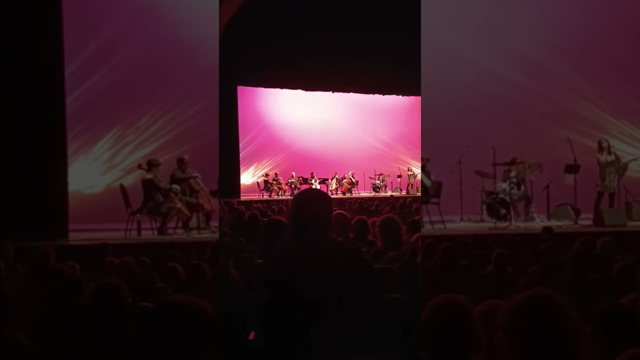 Oregon chello group in anchorage alaska preforming arts center, atwood hall.