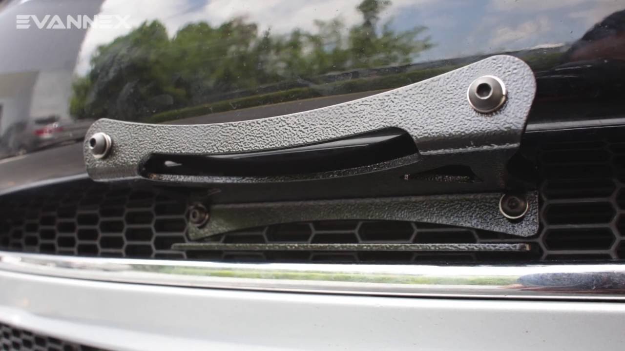 The Law Front License Plate Bracket Tesla Model S Installation