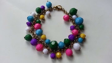 How To Make Stunning Chain-Bead Bracelet - DIY Crafts Tutorial - Guidecentral
