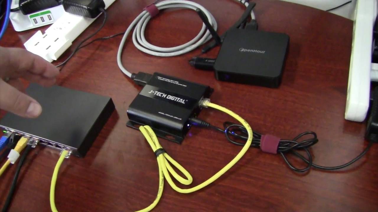 J Tech Digital Hdbitt Hdmi Extender Up To 400 Ft 4k 1080p Youtube
