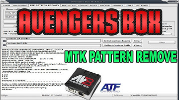 AVENGERS ANDROID MTK PATTERN REMOVE WITHOUT DATA LOST