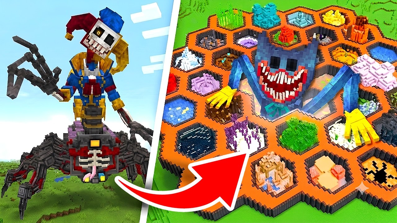 マイクラ統合版の無料アドオンで“ポピープレイタイムの動物園”を作った結果...！？【アドオン紹介】【マイクラ/マインクラフト】