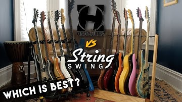 STRING SWING vs HERCULES Multi Guitar Rack Stands - Review & Comparison - Which is best?
