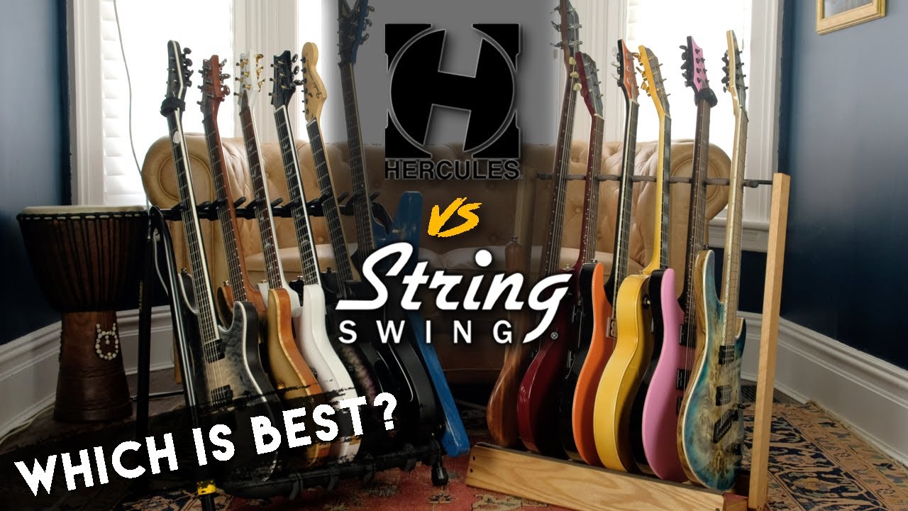 STRING SWING vs HERCULES Multi Guitar Rack Stands - Review & Comparison -  Which is best? 