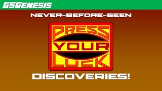NEW DISCOVERIES ABOUT PRESS YOUR LUCK!