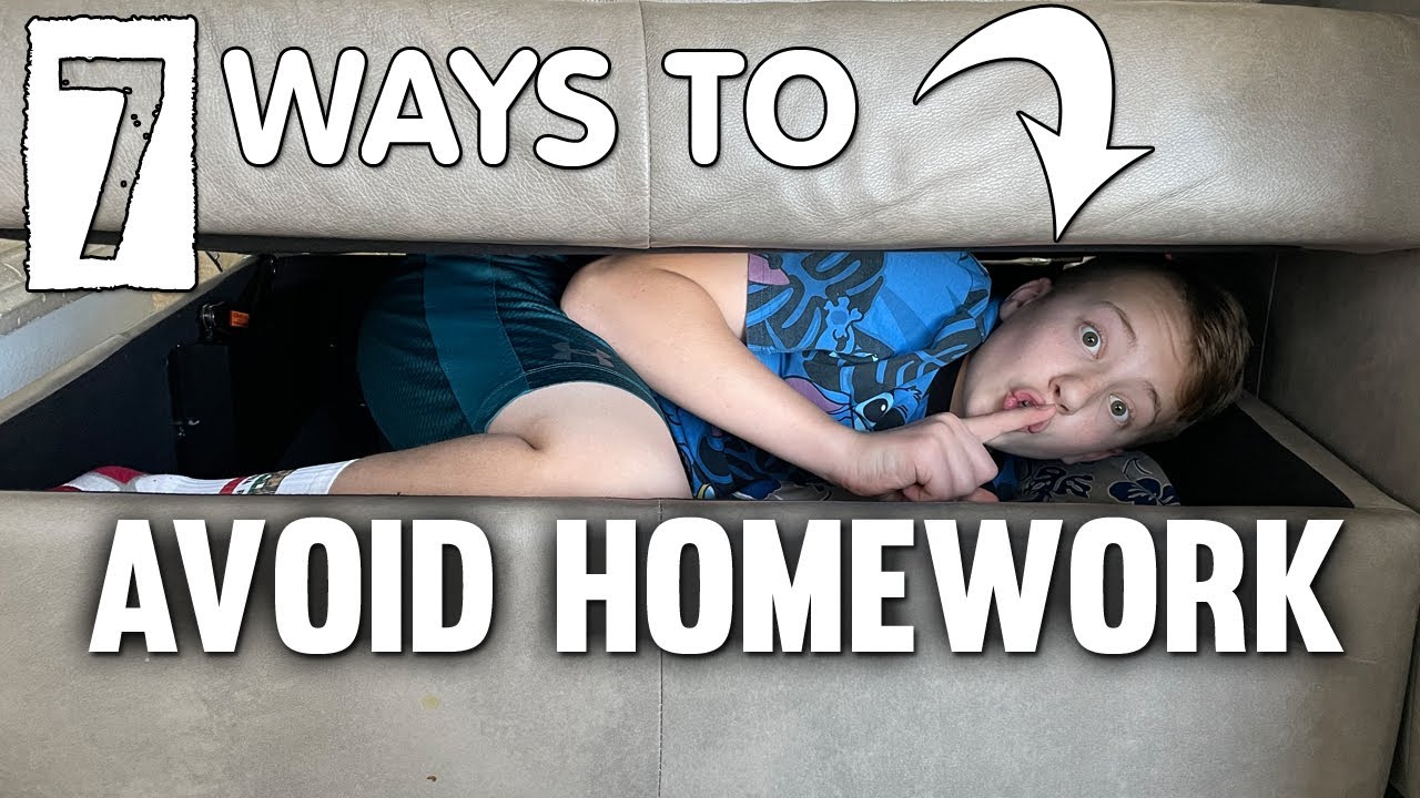 how to stop avoiding homework