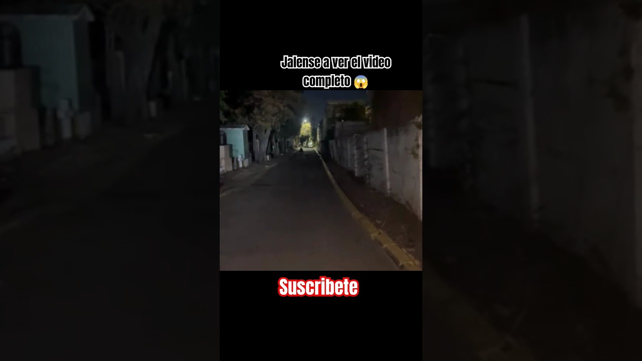 ya viste que se nos apareció en el panteón? 