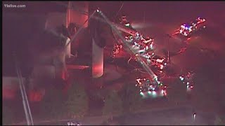 Fire at abandoned church in East Atlanta