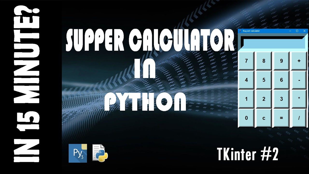 usefull python calculater | TKintet | #python #TKinter #GUI - YouTube