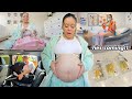 NEST WITH ME!! packing my hospital bag, newborn prep + waiting for LABOR!! *IT&#39;S TIME*