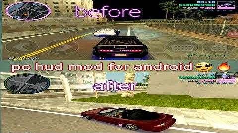 GTA VC ANDROID: PC HUD MOD (invisible buttons)