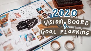 New Year Bullet Journal Ideas Vision Board Goal Planning Youtube