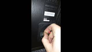 How to use banana plugs with Infinity Primus P363