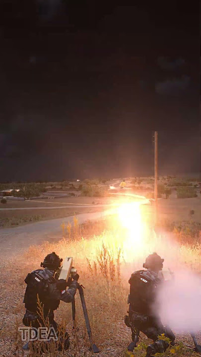 Destroying enemy reinforcements with Static Titan Launcher #army #militarysimulation #gaming #arma3