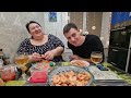 Мукбанг! Mukbang! креветки и 🍻🤣китайская подделка, а не хрусталь😅