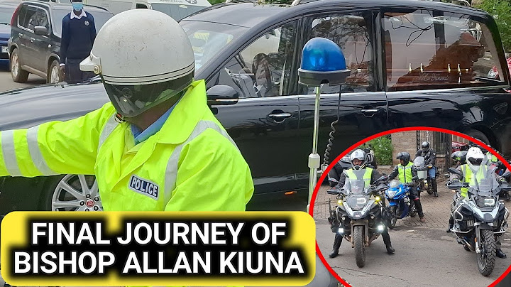 See How The Body of Bishop Allan Kiuna Departed Lee Funeral Home Under Heavy Security
