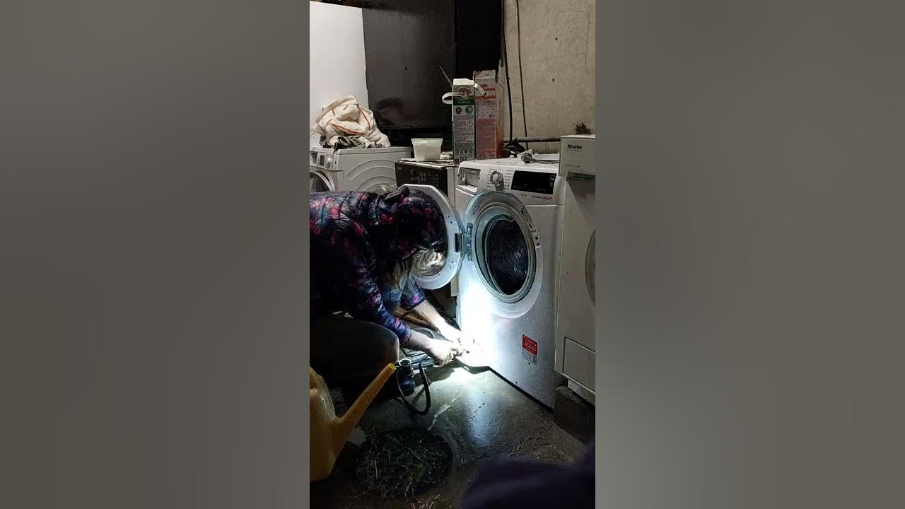 Hoover washing machine likes to block with horse hairs... comes with