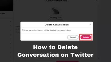 How to Delete a Conversation on Twitter || How to Delete Messages on Twitter