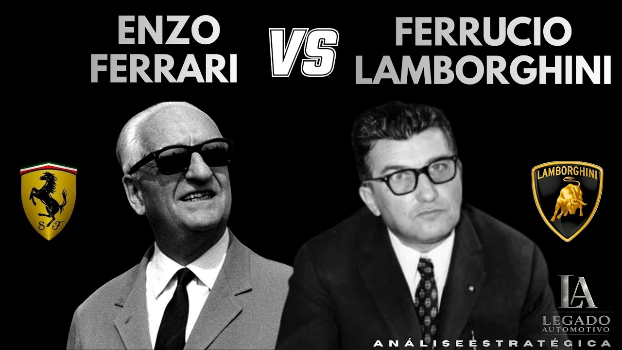 O ERRO de Enzo FERRARI que criou a LAMBORGHINI - A História da Lamborghini