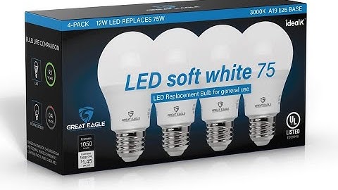 Great Eagle A19 LED Light Bulb Unboxing & Test 12W (75W Equivalent)